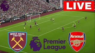 🔴LIVE  West Ham United vs Arsenal  Premier League 2024  Match Live Now [upl. by Jenne526]