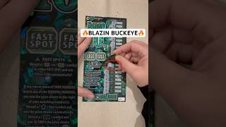 🔥BLAZIN BUCKEYE🔥 Ohio Lottery WIN❗️scratchofftickets winner shorts [upl. by Eelyah]