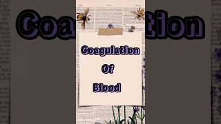 blood clotting in 50 secs trendingbiology ncert neetbiology neet 12thboards 11thclass [upl. by Salema]