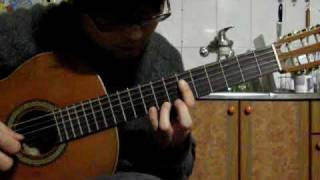 Pandora Hearts  Lacieレイシー classical guitar solo [upl. by Yrrok138]