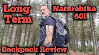 Long Term Naturehike 60l backpack review [upl. by Eidnas]