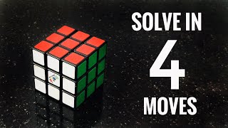 How to Solve a Rubik’s Cube in 4 Moves [upl. by Rhonda619]