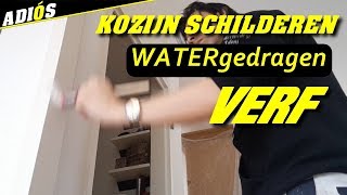 KOZIJN SCHILDEREN  Welke WATERGEDRAGEN VERF en KWAST  De 4080 Regel [upl. by Seow280]