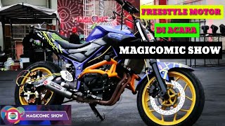 FREESTYLE MOTOR DI MAGICOMIC SHOW  INDOSIAR [upl. by Madora487]