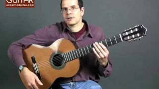 Acoustic Guitar Review  Alhambra 9P classical guitar [upl. by Sirrap]