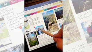 Tagebuch im Digitalen Planer mit Goodnotes Kalender BuJo Bulletjournal digitalplanner [upl. by Adigun]