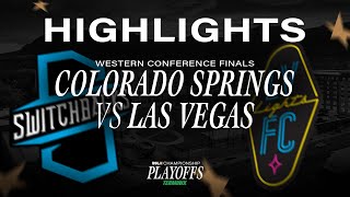 111624  Colorado Springs Switchbacks FC vs Las Vegas Lights FC  Game Highlights [upl. by Navoj]