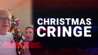 ‘Something is off Tim and Gwen Walz post cringe Christmas video [upl. by Eniamrahs]