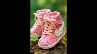 Super cute crochet handmade bootiesshoessneakers ideas 2024 [upl. by Wiltshire]