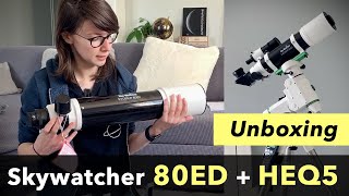 Unboxing Skywatcher 80ED  monture HEQ5 Pro [upl. by Raji]