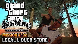 GTA San Andreas Remastered  Mission 32  First Base  Local Liquor Store Xbox 360  PS3 [upl. by Elexa]