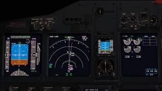 FSXSE BOEING 737800NGX  FLYDUBAI  DOHA OTHH  DUBAI OMDB  TIME LAPSE VATSIM [upl. by Llenrev]