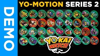 ALL YOMOTION SERIES 2 Medals amp QR Codes  YoKai Watch [upl. by Ferris757]