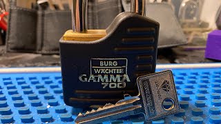 Burg Wachter Gamma 700 Picked [upl. by Cimbura207]