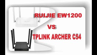 Ruijie Reyee rg ew1200 vs Tplink Archer c54 ruijie tplink [upl. by Llednew]