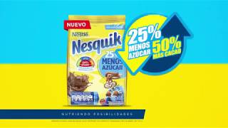 NESQUIK®  Menos azúcar y más cacao [upl. by Enerahs70]