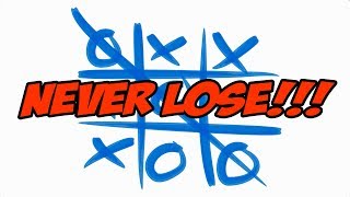 How to Never Lose at Tic Tac Toe  Part 1 Corner Game [upl. by Annid219]