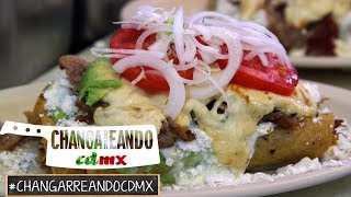 ¡Flautas con milanesa arriba  CHANGARREANDO CDMX [upl. by Ailahtan]