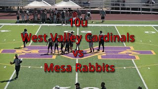 10u West Valley Cardinals vs Mesa Rabbits [upl. by Okimuy]