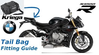 Kriega US20 Tail Bag Fitting Guide  BMW S1000R and S1000RR [upl. by Ariahaj]