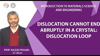 MSE 57 Dislocation cannot end abruptly in a crystal Dislocation loop [upl. by Nertie225]