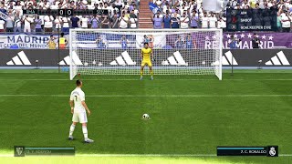 Real Madrid Vs Sevilla  FC23 Penalty Shootout RonaldoBenzema Luka Modrić Vinicius Penalty goals [upl. by Mackoff]