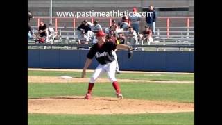 Stephen Strasburg College Slow Motion Pitching Mechanics  Baseball Video Analysis Nationals [upl. by Aloysia]