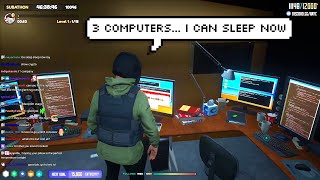 Ray Stayed Up All Night for 2 More Computer Desks  NoPixel 40 GTA RP [upl. by Gniliem]