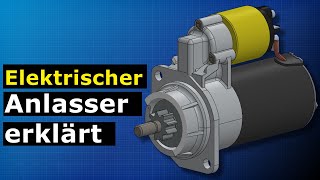 Der Anlasser  Wie der elektrische AnlasserMotor im Autos funktioniert [upl. by Glantz511]