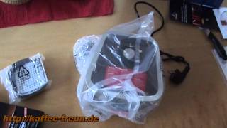 Unboxing Video Tchibo Cafissimo DUO [upl. by Aliehs473]