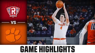 Radford vs Clemson Game Highlights  202324 ACC Men’s Basketball [upl. by Nohsad]