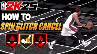 HOW TO SPIN GLITCH CANCEL in NBA 2K25 [upl. by Nauqram]