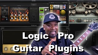 Logic Pro X Guitar Effects Plugins  Amp Designer  Recording Guitar in Logic Pro X [upl. by Tymon]