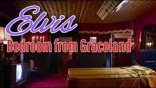 Elvis bedroom from Graceland  Elvis upstairs room in Graceland [upl. by Oglesby311]