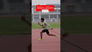 100m sprinters training with Drag [upl. by Chaney440]