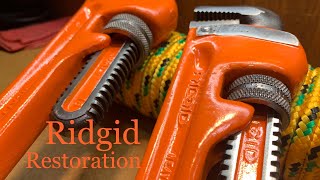 Ridgid Pipe Wrench Restoration [upl. by Mcdowell]