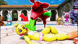 ROCKSTAR FOXYS PUKE PRANK GTA 5 Mods FNAF RedHatter [upl. by Nilson79]