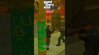 Evolution Of Police Aim Rocket Launcher In Gta 20022013 gta gta4 gtav shortvideo subscribe 1k [upl. by Itsim54]