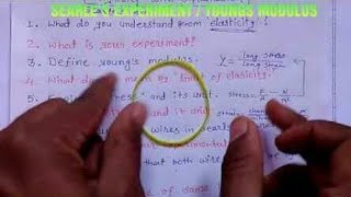 Viva voce question answer searles experiment conceptual question answer physics 11th [upl. by Ecnadnak]