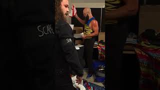 What were the YoungBucks doing backstage during AEWDynamite [upl. by Sibilla]