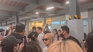 Walking behind Blackpink Rose at Incheon Airport 6262024 [upl. by Bierman846]