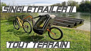 Tout Terrain Singletrailer 2 Kinderanhänger  MountainbikeTouren mit Familie  Kleinkind  Baby [upl. by Hungarian]