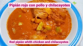 Pipián Rojo con Pollo y Chilacayotes  Revoltijo con Luis y Reina [upl. by Gaskill177]