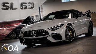 2022 Mercedes AMG SL63 Roadster In Depth Review and Drive [upl. by Ida]