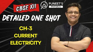 Current Electricity One Shot  Class 12 CBSE Physics Chapter 3  JEE amp NEET Preparation [upl. by Llenyar]