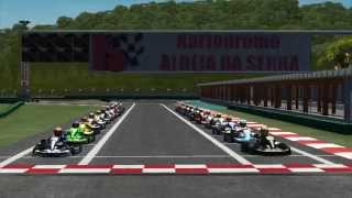 KARTÓDROMO ALDEIA DA SERRA SIMULADOR [upl. by Atteynek]