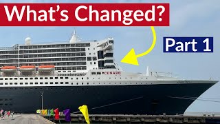 What’s new on Queen Mary 2 Refit update Part 1 [upl. by Aicercul]