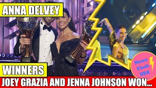 JOEY GRAZIADEI AND JENNA JOHNSON WIN DANCING WITH THE STARS MIRRORBALL TROPHY [upl. by Onimod]