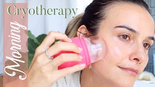 My Morning Skincare Routine  CryotherapyLymphatic Face Massage  Kbeauty  Belorraine [upl. by Feil819]