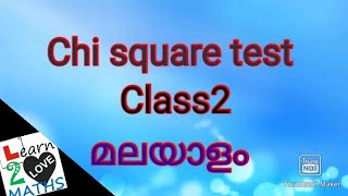 Chi Square test of goodness of fit  Problems malayalam [upl. by Lynna]